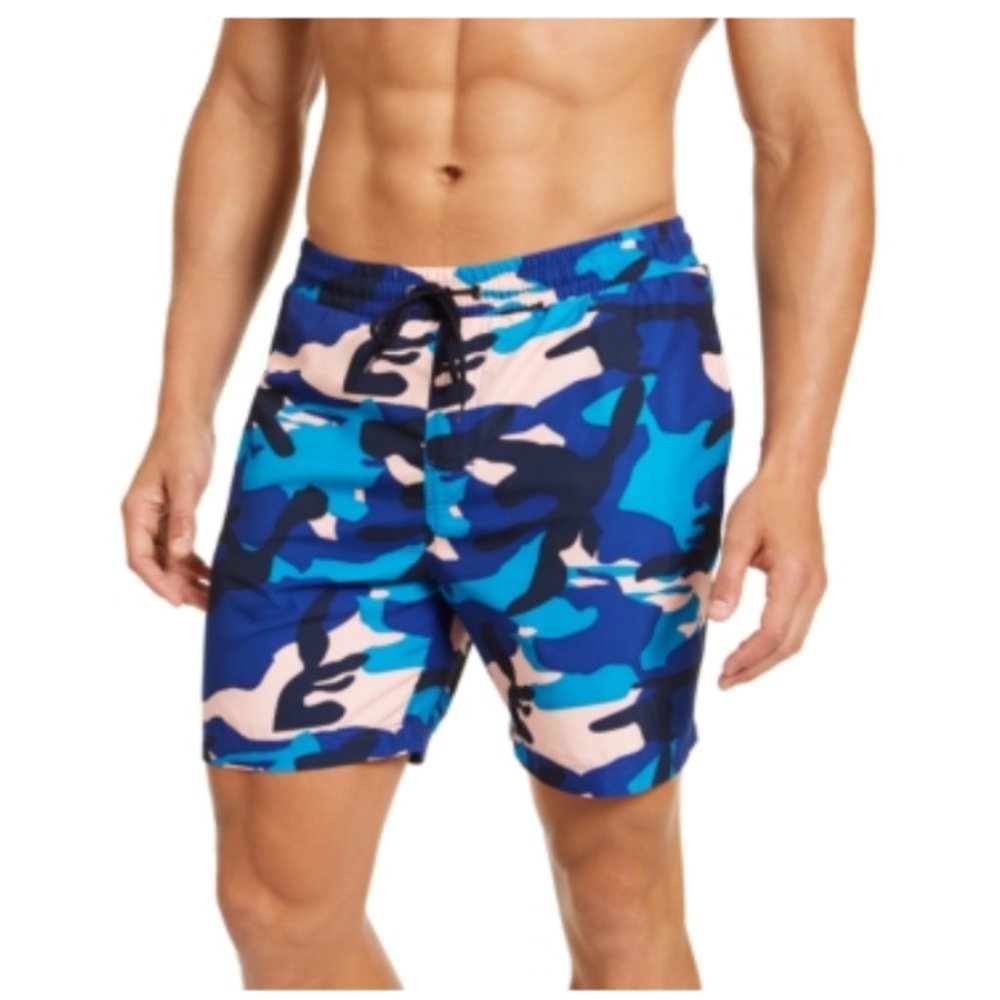 Men's Swim Trunks Camo Print